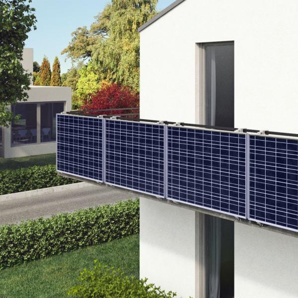 Avcon 800W-1000W Balcony Solar Monocrystalline Solar Panel Kit with MPPT Controller 220V Micro Inverter Complete Home System