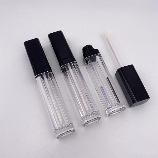 Трубка лоска губы квадрата 6.5ML пустая с изготовлением на заказ серии логотипа небольшим