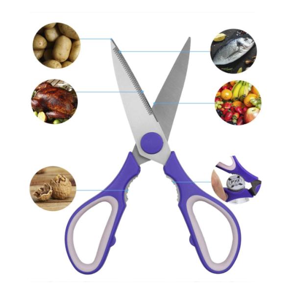 С набором ЦВЕТА 2 универсальных ножниц кухня нержавеющей стали режет с лезвием