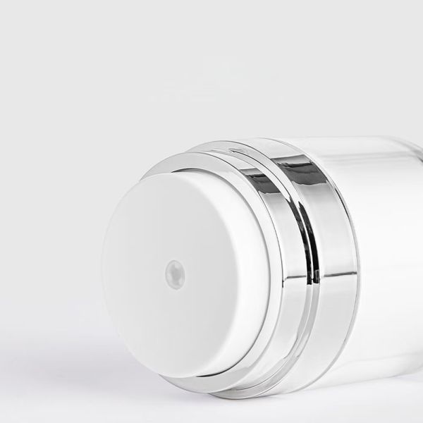 30g 50g 100g PP PS Plastic Airless Cream Jar with Airless Pump and Customized Logo