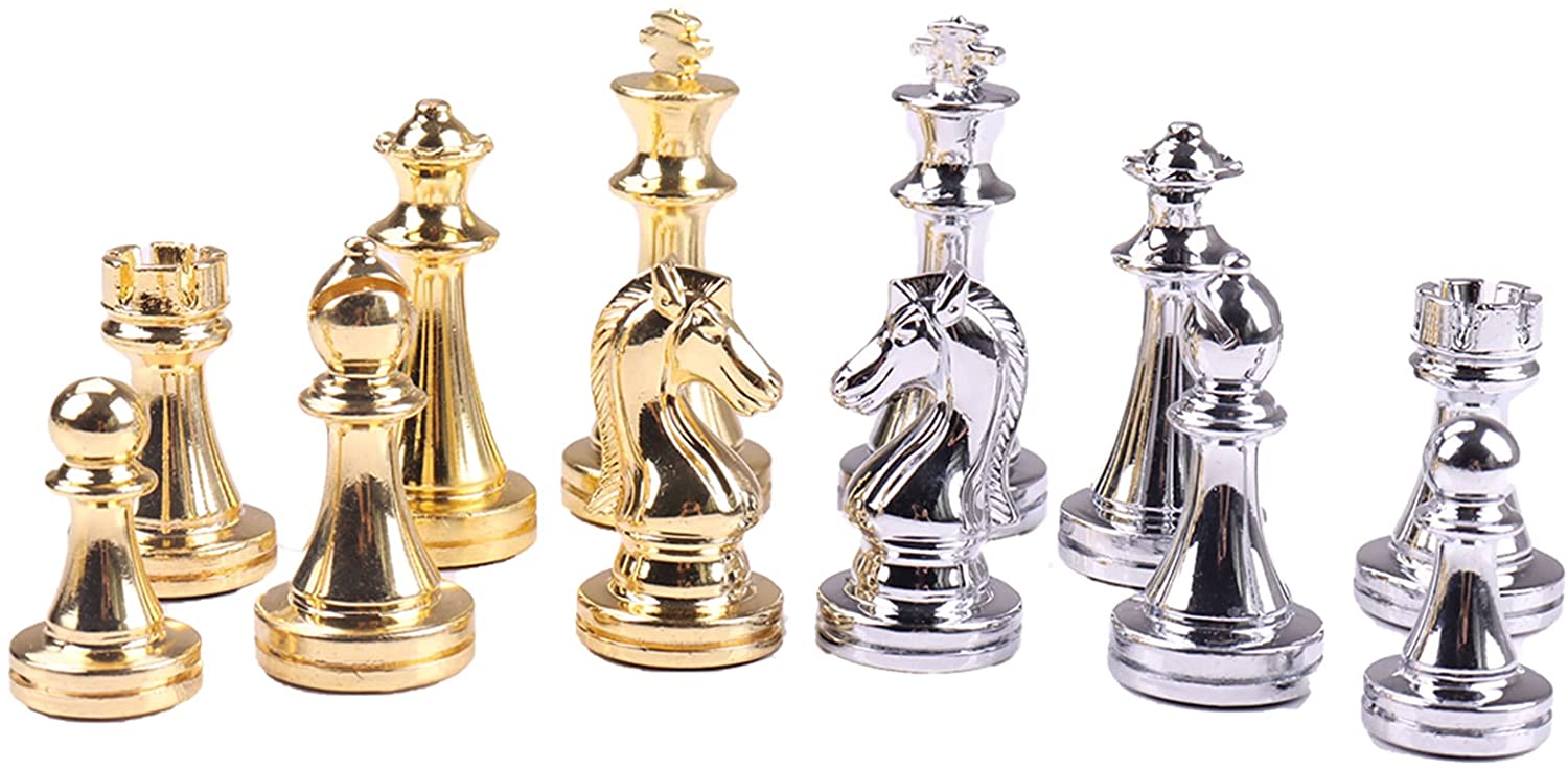 Wholesale Custom Luxury Chess Set with Foldable Design and Zinc-Alloy Material Chessboard