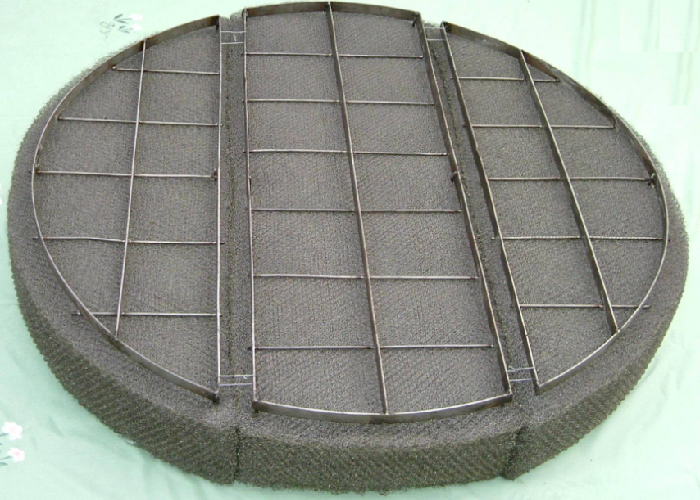 Stainless Steel de mister pads High Efficiency For Chemical Industry Gas Liquid Separation