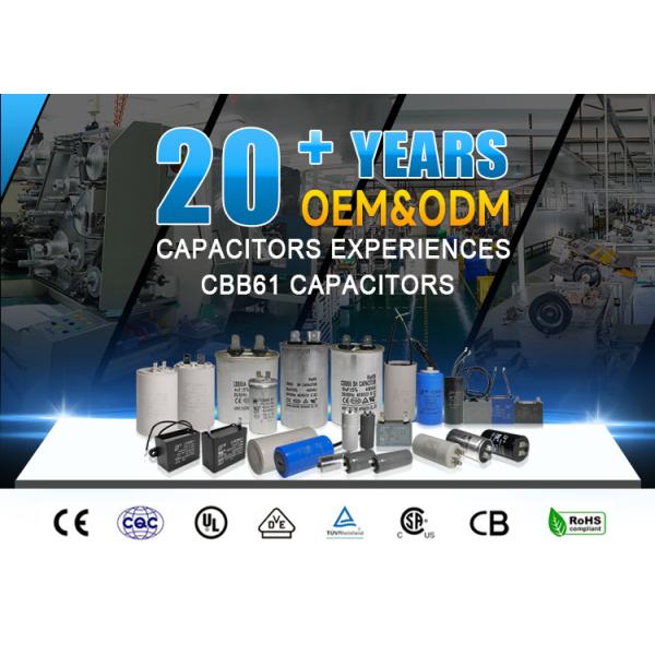 CBB61 кондиционер вентилятор конденсатор 450V 6,0uF ROHS S0 C-класс два qucik-подключения терминала