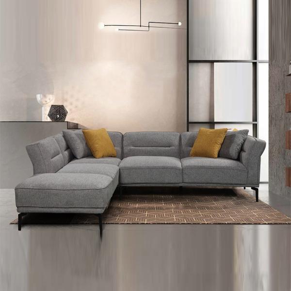 Wear Resistant Luxury Corner Sofa Anti Scratch Anti Fading For Home