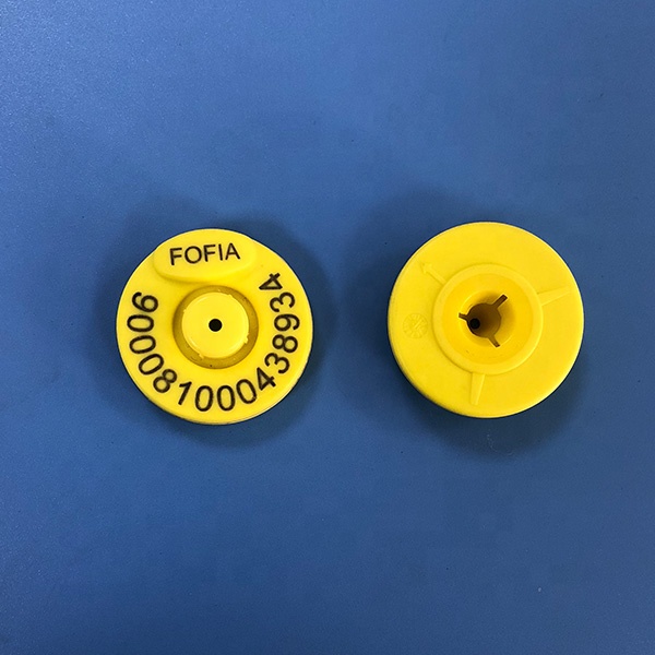 Full ICAR Certified RFID Electronic Ear Tags For Livestock Tracking