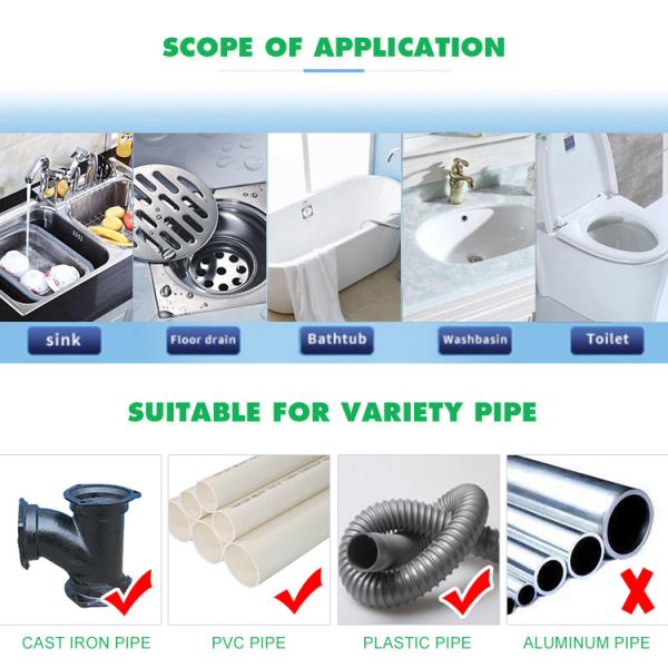 Порошок 110g/Bottle волшебной трубы водопровода OEM 80% очищая закупорил стоки