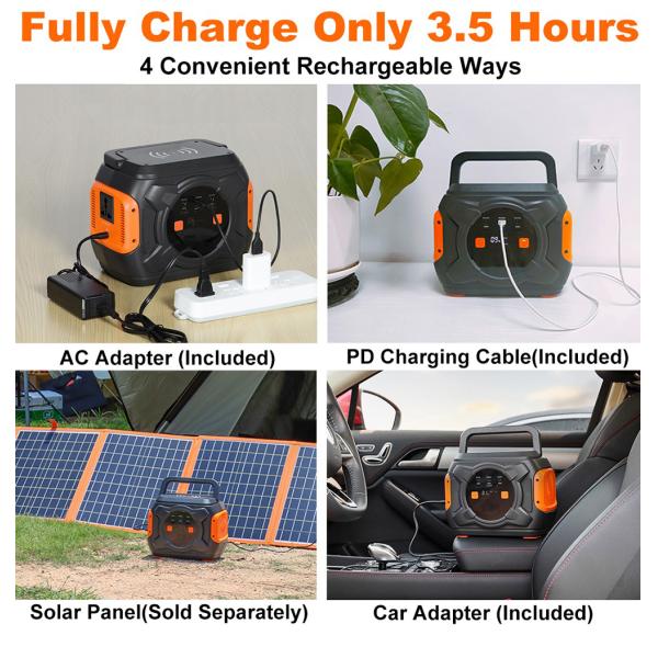 320 Вт портативная солнечная электростанция аварийная солнечная электростанция DC 9-12В/10А