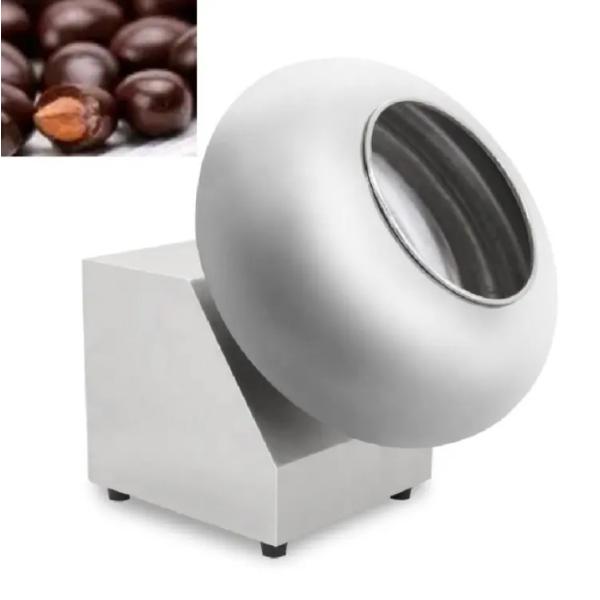 Candy Chocolate Ball Coating Pan Automatic Food Processing Machine 46r/Min