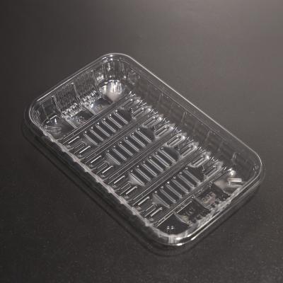 Embalagem de alimentos em PET de plástico ecológico de 7 polegadas para embalagem de alimentos para levar com logotipo personalizado