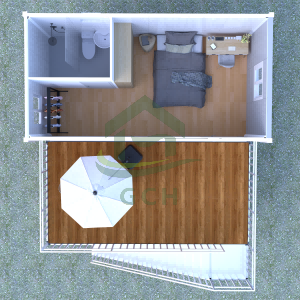 Modern 3x6m Detachable Container Studio: Versatile Mobile Office for Remote Work
