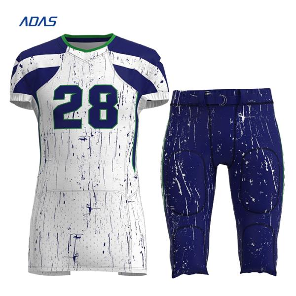 Vêtements de sport légers USA Vêtement de football américain Sublimation Jersey