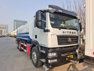 SINOTRUK SITRAK Water Tank Truck 6x4 LHD 15-20CBM Spraying Range Wide