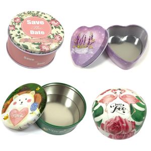 упаковка металла засорителя коробки олова круга толщины CMYK 0.28mm