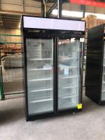 Refrigerador de cristal comercial de la puerta R290 con área de visión