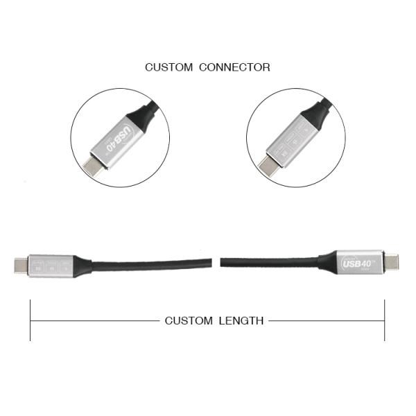 Высокоскоростной удлинительный кабель usb, тип-C USB к типу-C 4,0 USB, 40Gbps