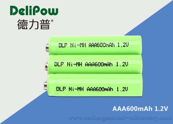 NIMH Rechargeable Batteries Aa 1.2 V 600mah For LED / Electric Bike