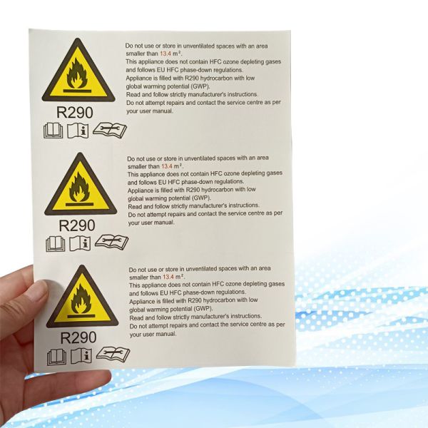 Waterproof Safety Operation Warning Sign Sticker Labels