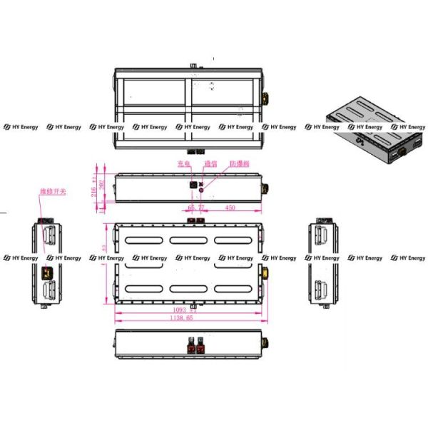 Custom Made Car Battery 72V 96V Lithium Battery 72v300ah Lifepo4 Batteries EV Battery Pack