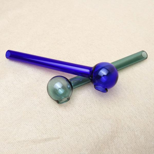 Unique Sturdy Glass Oil Burner Tube , Daily Use Hand Blown Bongs