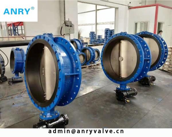Wafer or Lug Type Casted Iron Body EPDM Rubber Seat Butterfly Valve