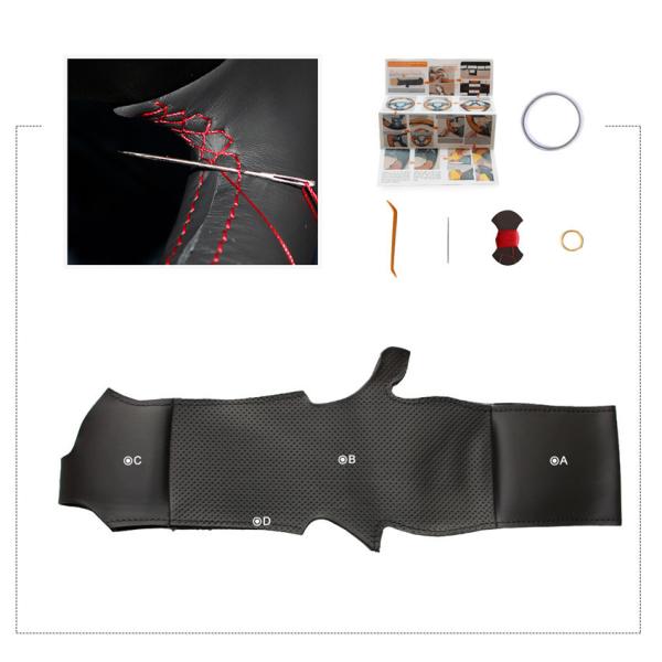 Car Accessories Black Artificial Leather Black DIY Steering Wheel Cover For Chevrolet Orlando 2010 2011 2012 2013 2014 2015