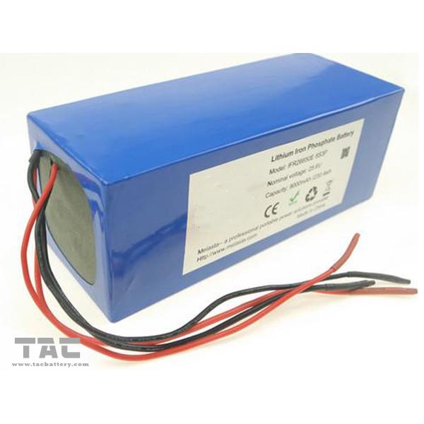 LiFePO4 batería 25.6V 10AH 26650 8S3P para la vespa eléctrica