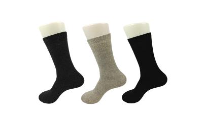 Grey Cashmere Mens Striped Dress Socks , Make To Order Athletic Dress Socks