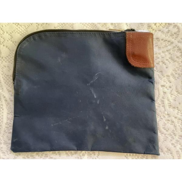 VINTAGE BANK OF AMERICA MONEY BAG LOCK BAG ID BAG BILL BAG COIN BAG BANK LOCK BAG