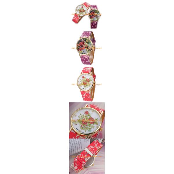 GV13 Geneva Watch Chinese Style PU Leather Watch Casual Watches for Woman Female Watches
