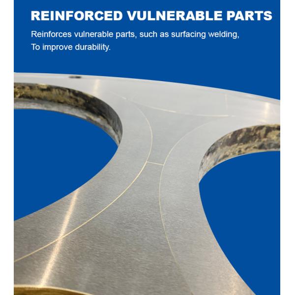 Concrete Pump Wear Plate DN200/230/260 Tungsten Carbide 15-20mm