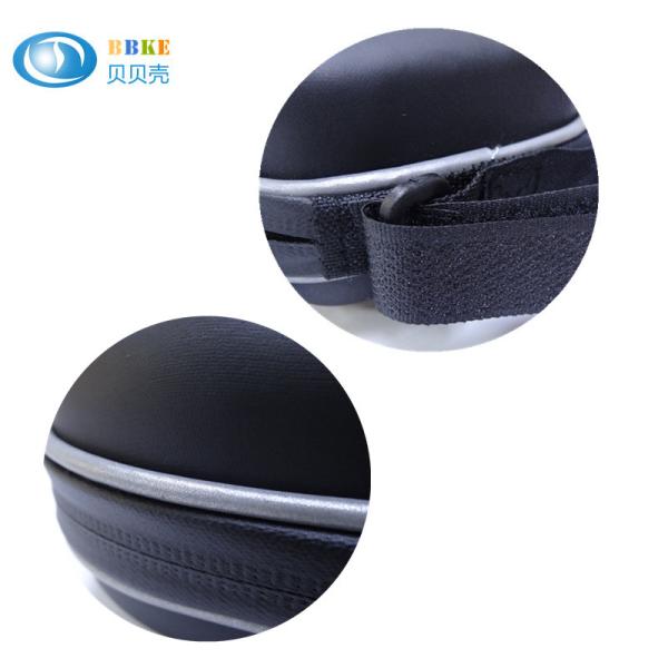 Black Color Mini PU Bike Saddle Bags , Under Bicycle Saddle Bags Waterproof