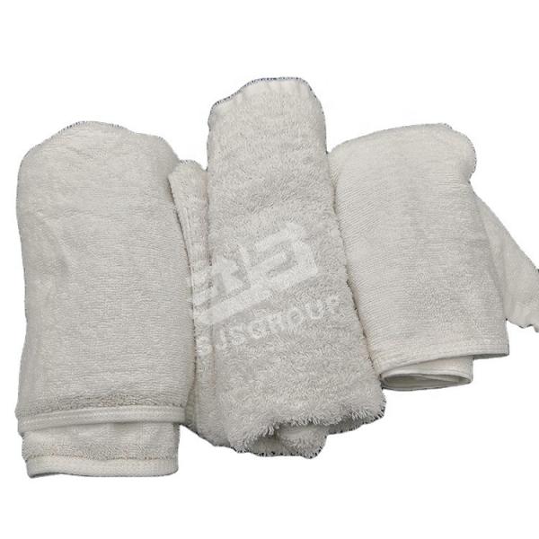 Super Absorption 100 Cotton white cotton wiping rags Recycled white cotton terry cut rags