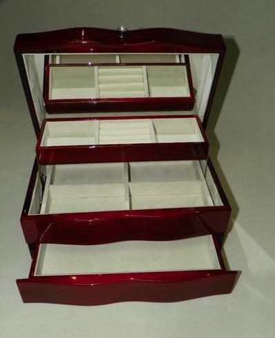 Glossy painting natural wood boxes, Jewellery box,Jewelry box, Jewel box
