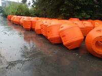 Customized HDPE Pipe Floaters With Good Flexibility UV Resistance >400% Elongation At Break