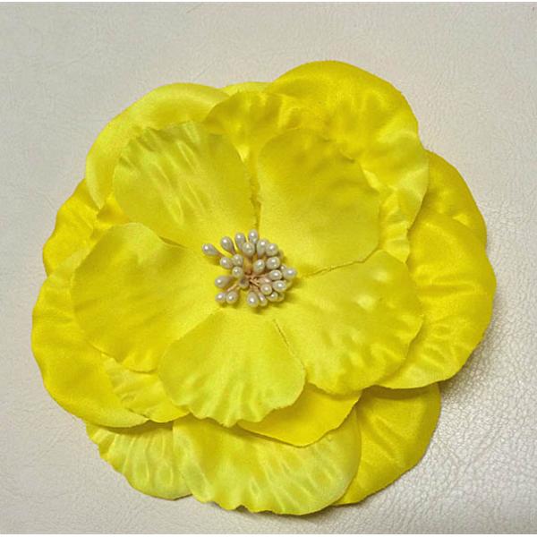 Home Wedding Party Fabric Craft Flowers Toddler Girl Hair Clips Not Fade