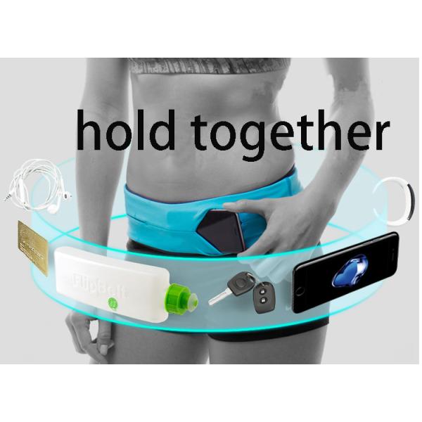 Ultra-thin invisible mobile phone multi-functional fitness outdoor waterproof high stretch belt waist bag