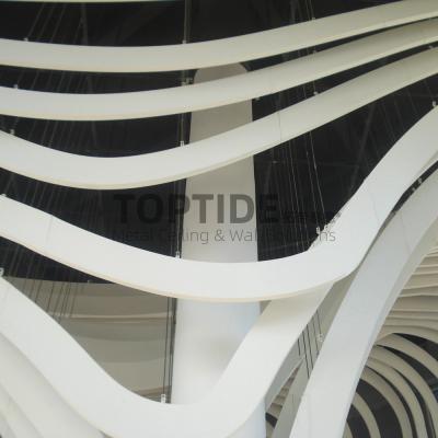 Custom Made Metal Suspended Linear Aluminium Drop Down Ceiling Grid