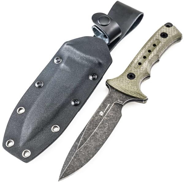 High Density Titanium Plating Hunting Knives 9.8 Inch Good Performance