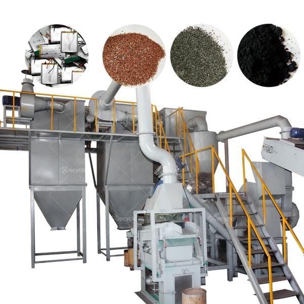 Recycle Alkaline and Zinc Carbon Batteries with Waste Dry Cell Battery Recycling Machine