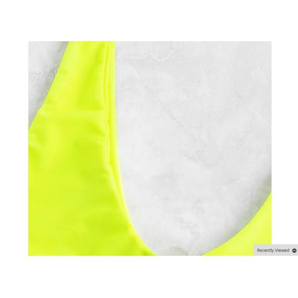 sport neon green sweatshirt Bikini vest with high bottom leg women sets Bikini plain beach swimsuit Sexy swimsuit