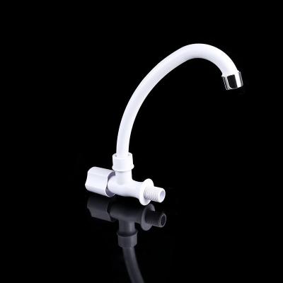 ABS Plastic Plastic Kitchen Faucet , Plastic Sink Faucet Environmental Protection