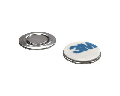 Kellin Neodymium Magnets Magnetics Name Badges Small Round Magnetic Fastener ID Badge Holder with Adhesive