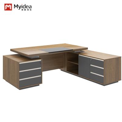 Couleur noyer gestionnaire moderne bureau meubles commerciaux support personnalisation