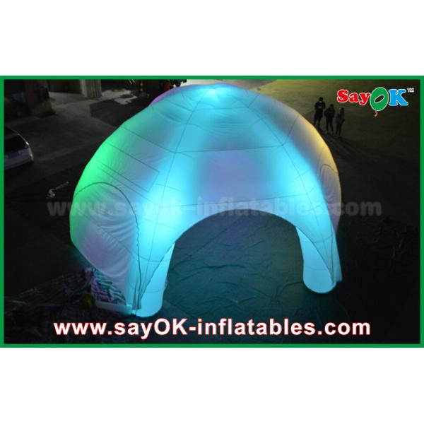 Jambes gonflables LED de la boîte de nuit 5 allumant la tente gonflable de dôme d'araignée gonflable avec le ventilateur de la CE/UL