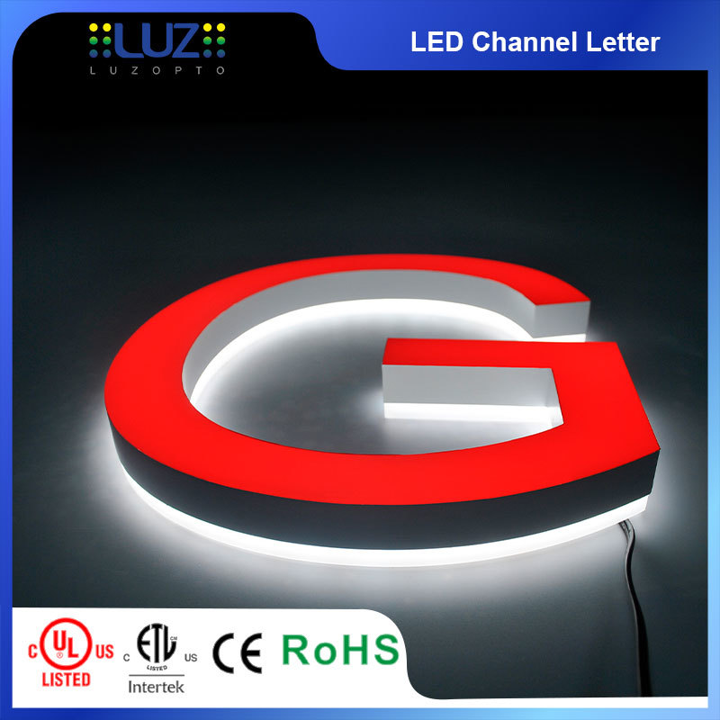 Custom Halo-Lit LED Channel Letters | 3D Reverse Backlit Acrylic Signage
