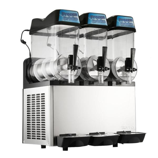 3 Flavor Commercial Ice Slush Machine 800w For Hotel 12L X 3