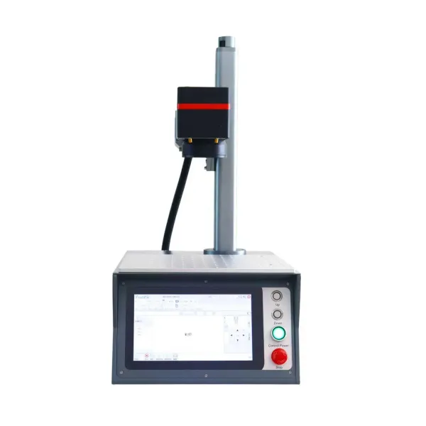 Mini Tabletop Fiber Laser Engraving Equipment in Production Line
