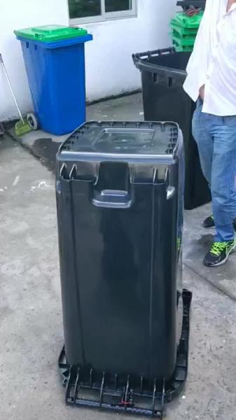 1100L  wheelie mobile plastic garbage bin for residential industrial medical use