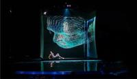 Écran transparent d'hologramme de Holoflex Pepperscrim 3D d'étape