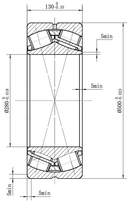 MEGE 22256 CA/W33(3556)Spherical Roller Bearing
